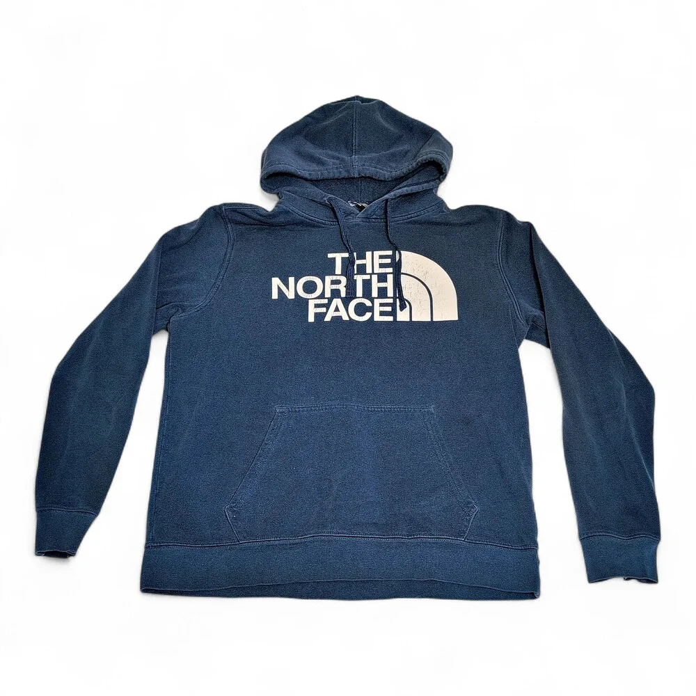 The North Face Men's‎ Blue Pullover Hoodie - M